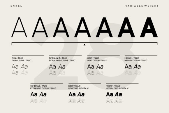 Schedule Font PNG with transparent background - Preview 4