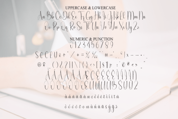 Signature Birthday Font PNG with transparent background - Preview 6