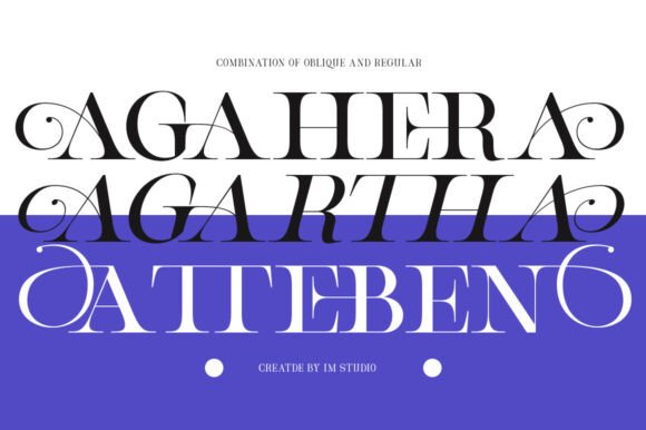 Aghetha Queen Font - Preview 2