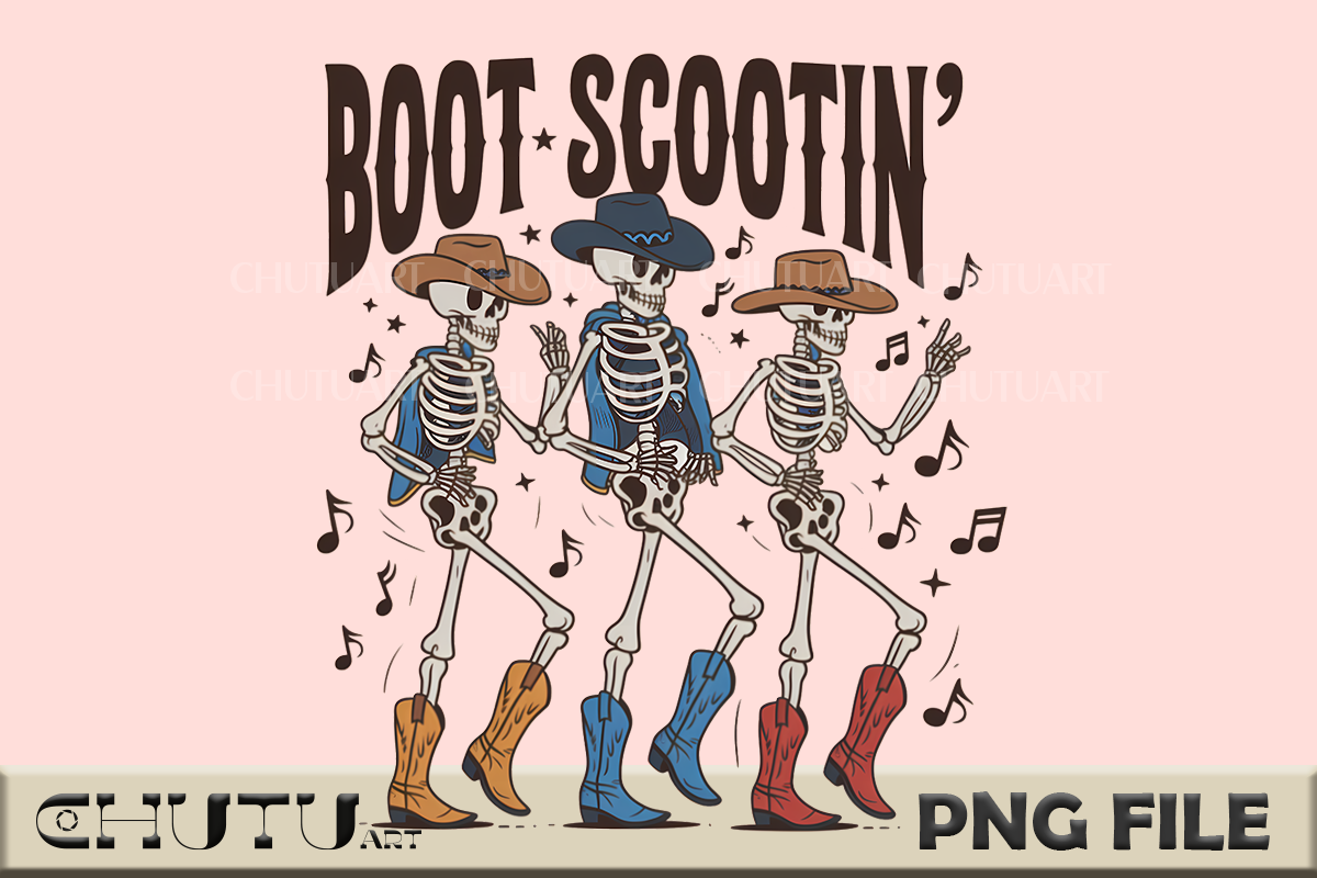 Boot Scootin’ Boogie - Dancing Cowboy Graphic by CHUTU art · Creative ...