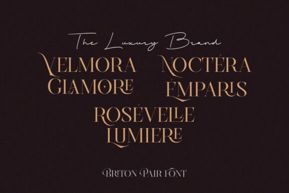 Briton Pair Font - Preview 3