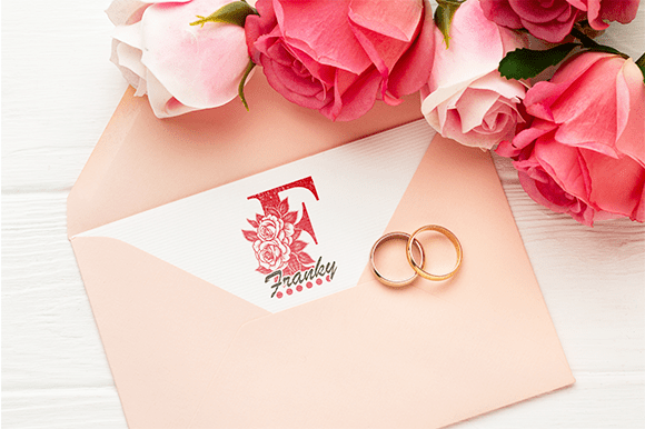 Bunga Valentine Monogram Font - Preview 1