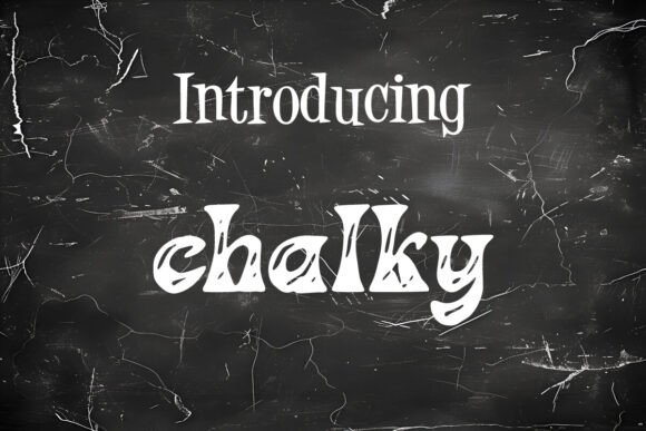 Chalky Font - Preview 2
