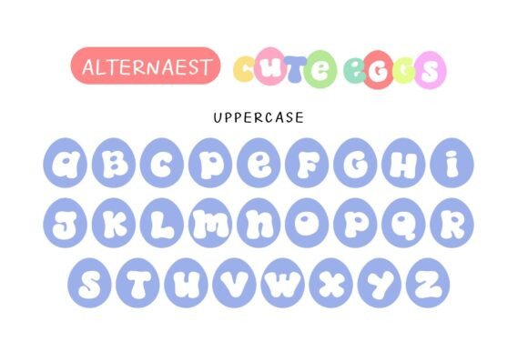Cute Eggs Font - Preview 6