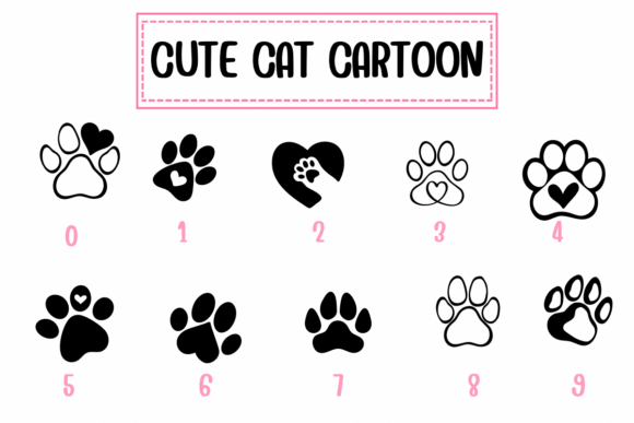 Cute Cat Cartoon Font - Preview 3