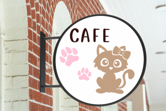 Cute Cat Cartoon Font - Preview 5