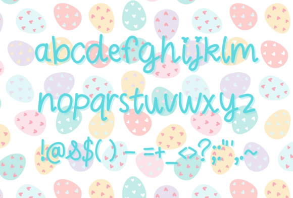 Easter Days Font PNG with transparent background - Preview 2