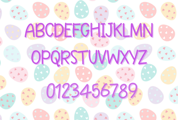 Easter Days Font PNG with transparent background - Preview 1