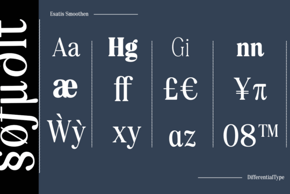 Esatis Smoothen Font - Preview 5