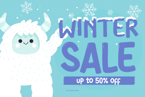 Frozen Caps Font - Preview 2