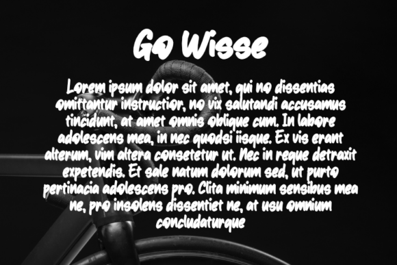 Go Wisse Font - Preview 2