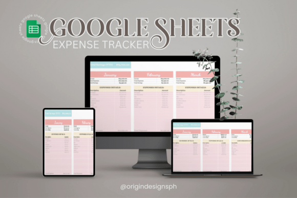 Google Sheets Expense Tracker Graphic by Origin Designs PH · Creative ...