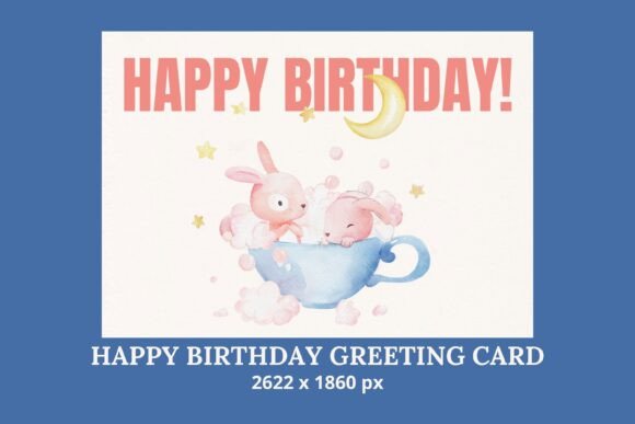 Happy Birthday Greeting Card Canva PRO