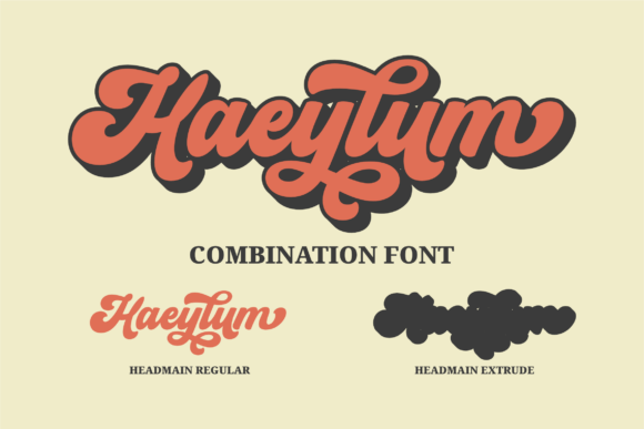 Headmain Font PNG with transparent background - Preview 2