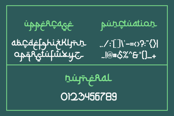 Khusnul Font PNG with transparent background - Preview 1