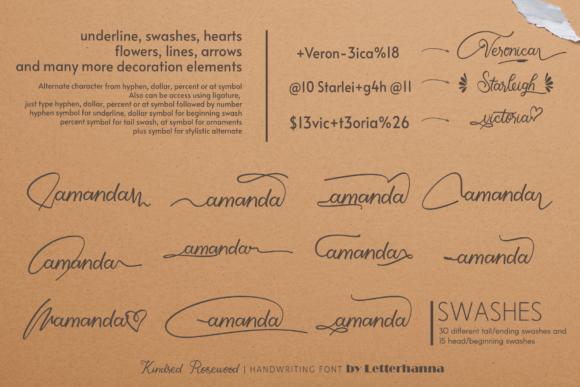 Kindred Rosewood Font - Preview 3
