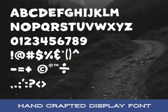 Ragstro Font PNG with transparent background - Preview 1