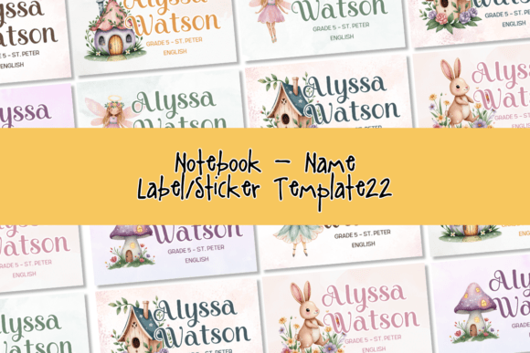 Canva Template Name Label 22