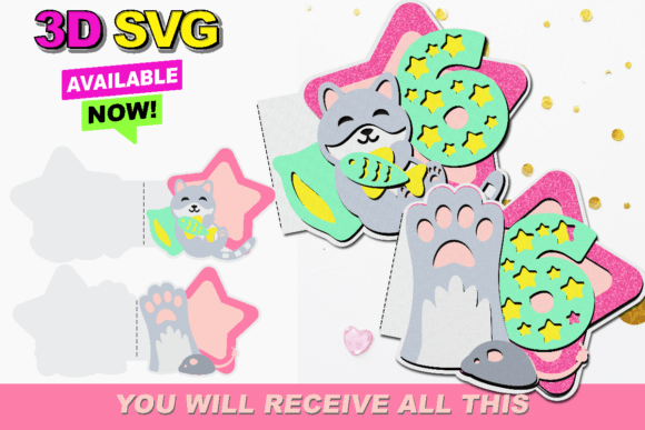 Paper Sculptures 3D SVG Cut Files for Paper Crafts - Creative Fabrica ...