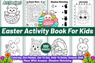 Easter Activity Book for Kids Graphic by ArT DeSiGn · Creative Fabrica