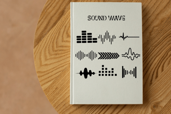 Music Sound Wave Font PNG with transparent background - Preview 4