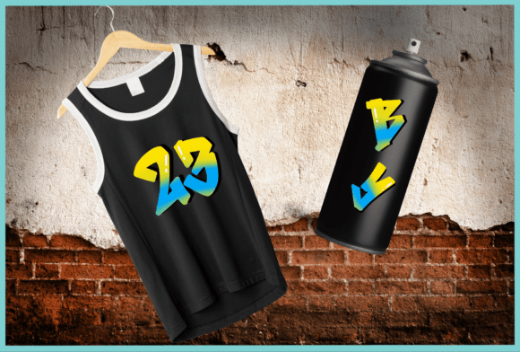 My Road Graffiti Font PNG with transparent background - Preview 3