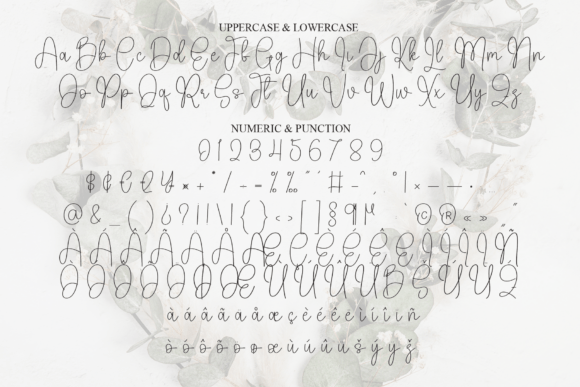Romance Overthink Font PNG with transparent background - Preview 6