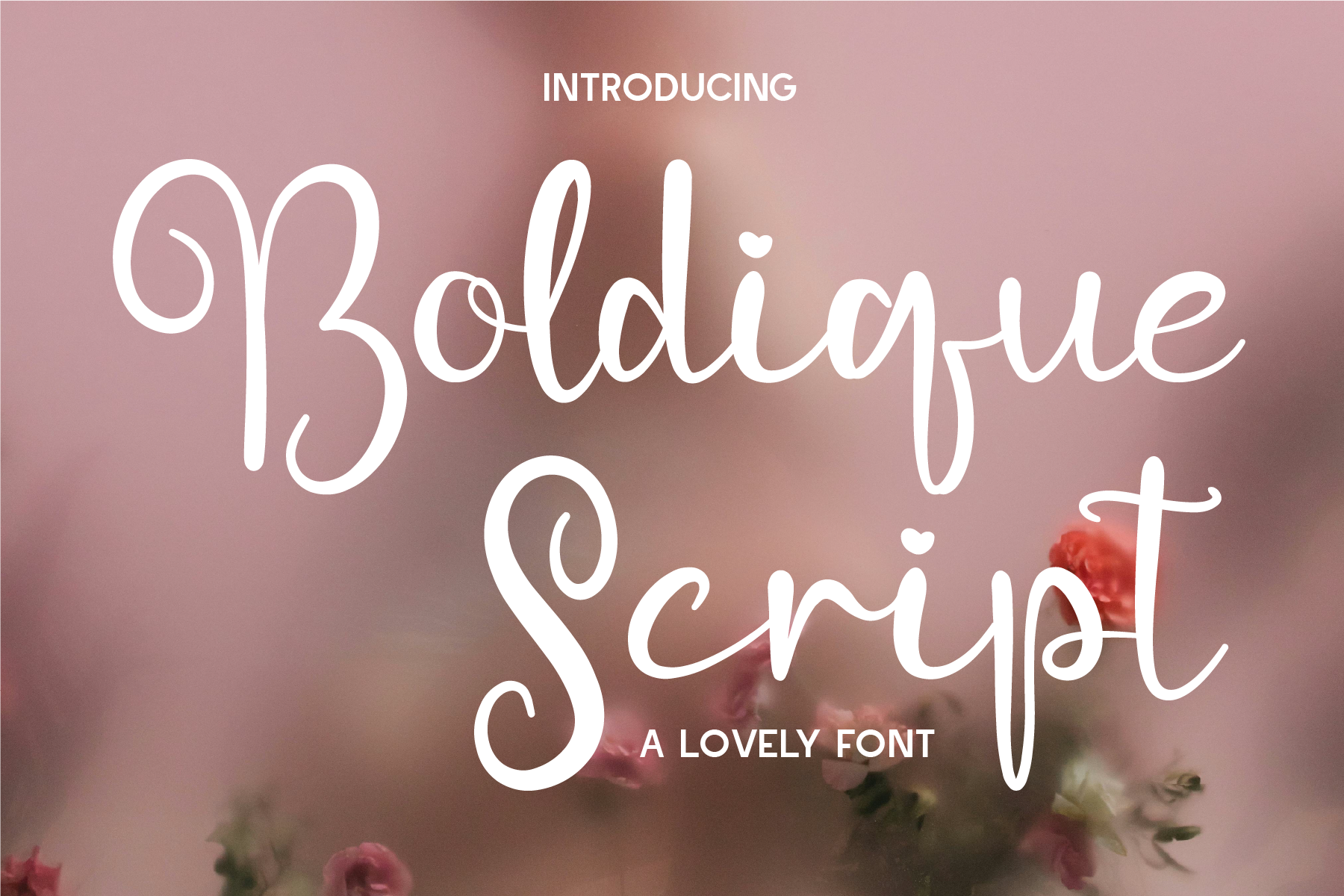 Boldique Script preview, placeholder image