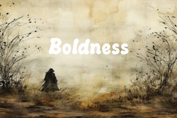 Boldness Font PNG with transparent background - Preview 1