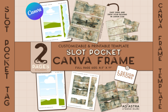 CANVA FRAME TEMPLATE / Slot Pocket