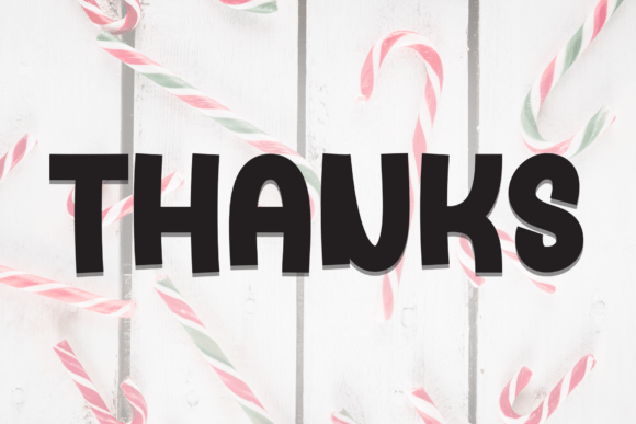 Candy Cane Font - Preview 6