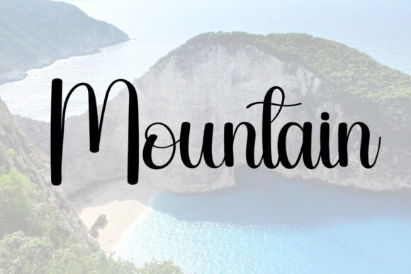 Dahlia Font PNG with transparent background - Preview 2