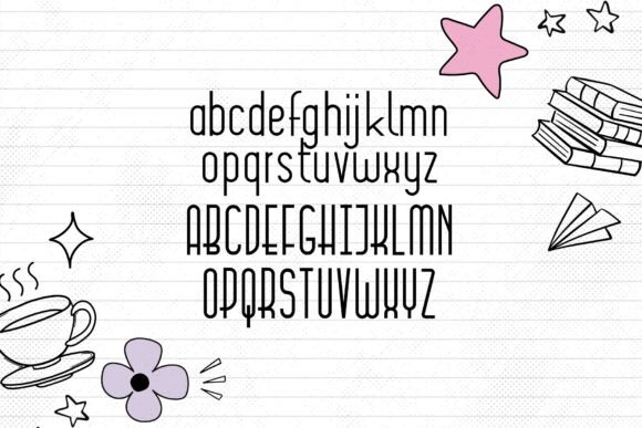 Doodle Daze Font PNG with transparent background - Preview 6