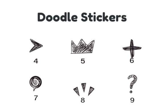 Doodle Stickers Font - Preview 6