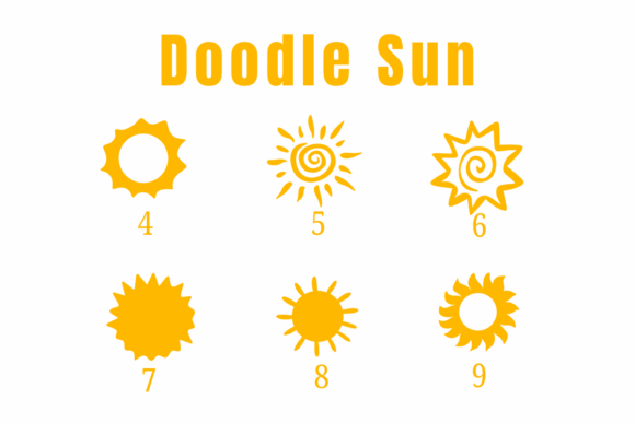 Doodle Sun Font font preview - 3