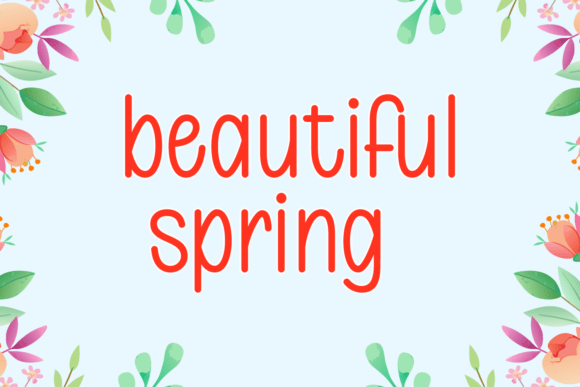 Full of Flowers Font - Preview 1