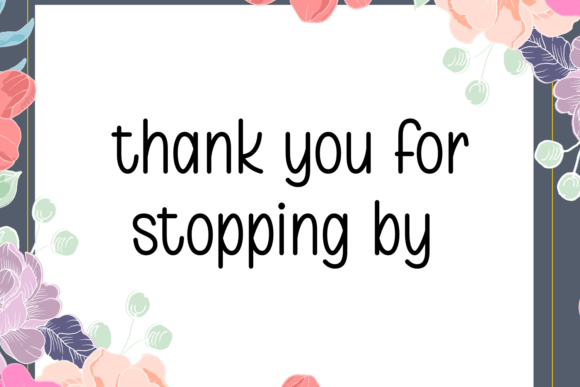 Full of Flowers Font - Preview 4