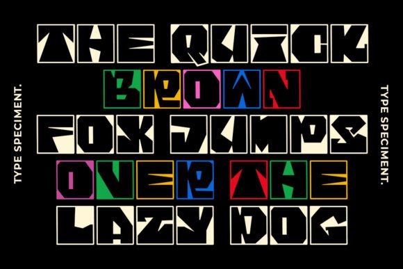Groovy Texbox Font PNG with transparent background - Preview 1