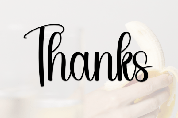 Hello Banana Font PNG with transparent background - Preview 5