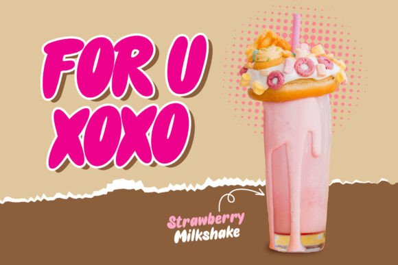 Love Stuck Font PNG with transparent background - Preview 1