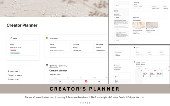 NOTION Creator's Planner