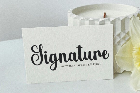 Natural Beauty Font PNG with transparent background - Preview 4