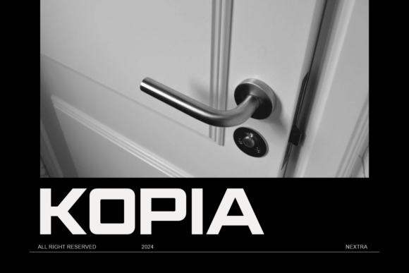 Nextra Font PNG with transparent background - Preview 4