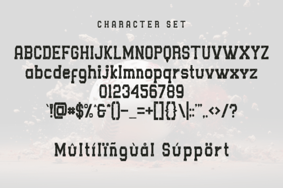 Rough Dream Font PNG with transparent background - Preview 6