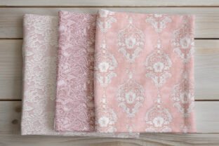 Shabby Chic Blush Pink Lace Patterns Graphic by ArtCursor · Creative ...