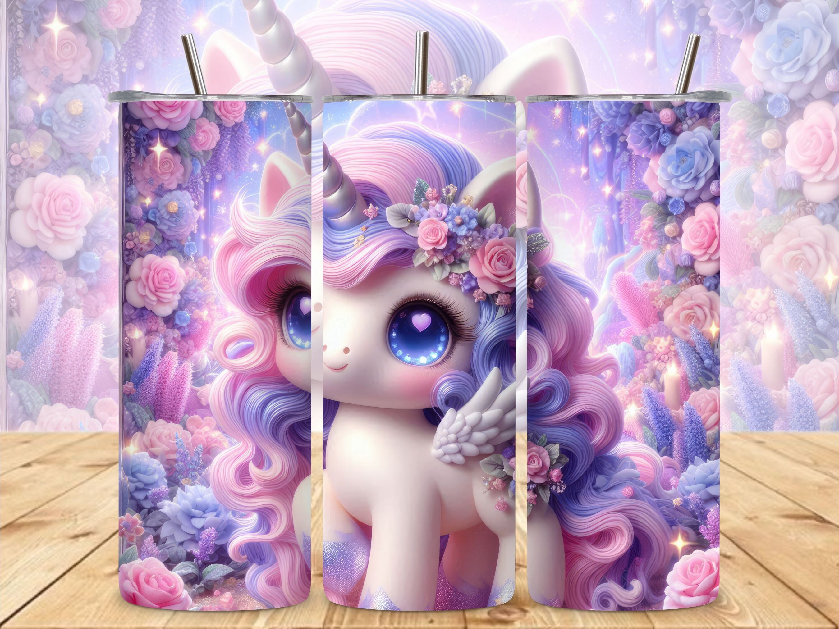 Unicorn Tumbler Wrap Graphic by Bee Prints · Creative Fabrica