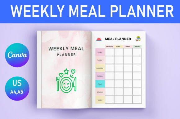 Weekly Meal Planner Canva