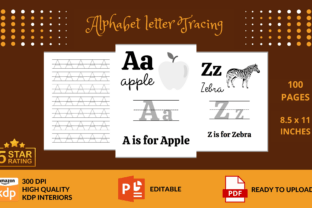 Alphabet Letter Tracing | KDP Interior Graphic by Yasman Designs ...