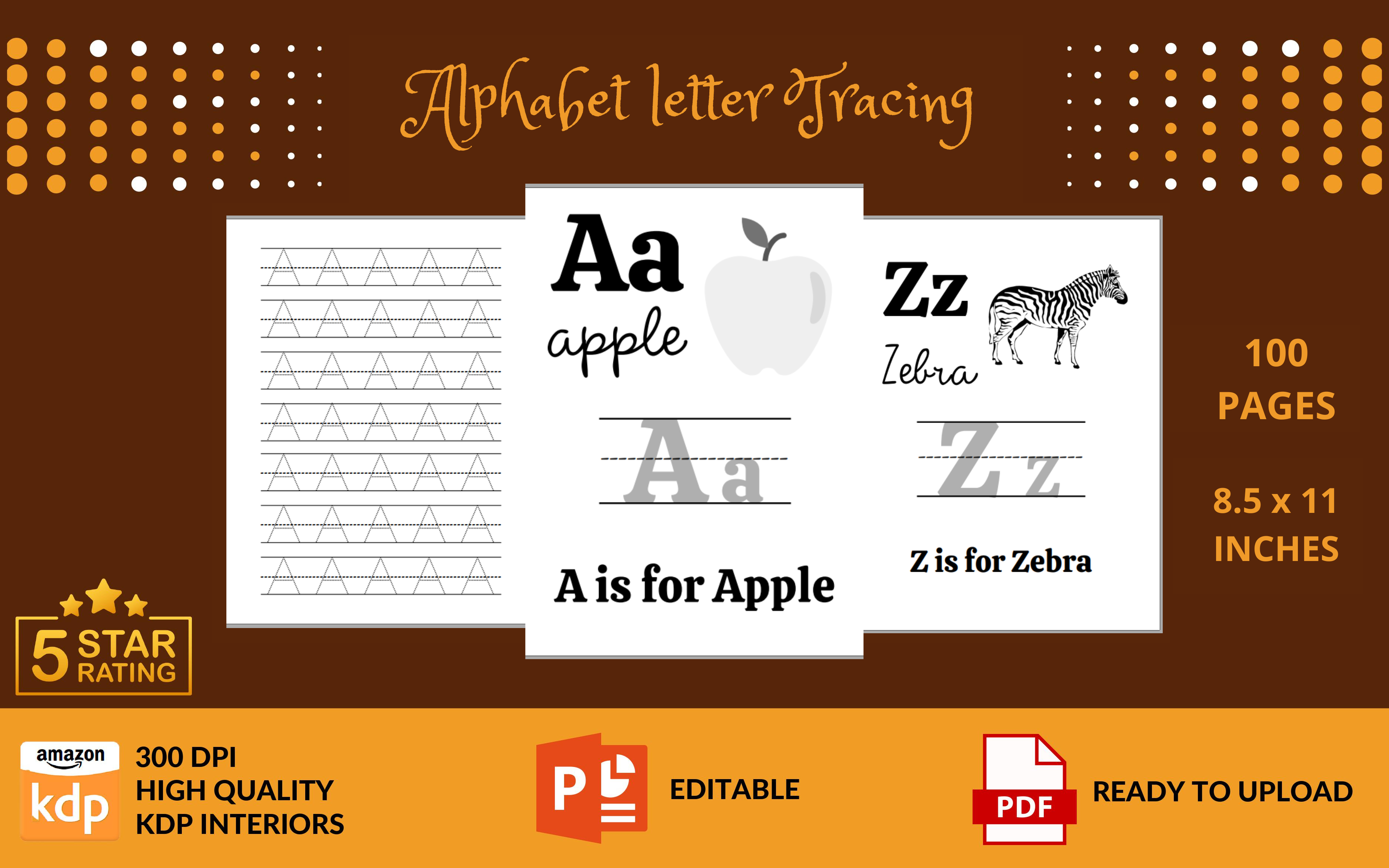 Alphabet Letter Tracing | KDP Interior Graphic by Yasman Designs ...