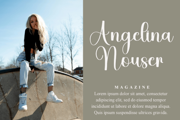 Beauty Glitter Font - Preview 1
